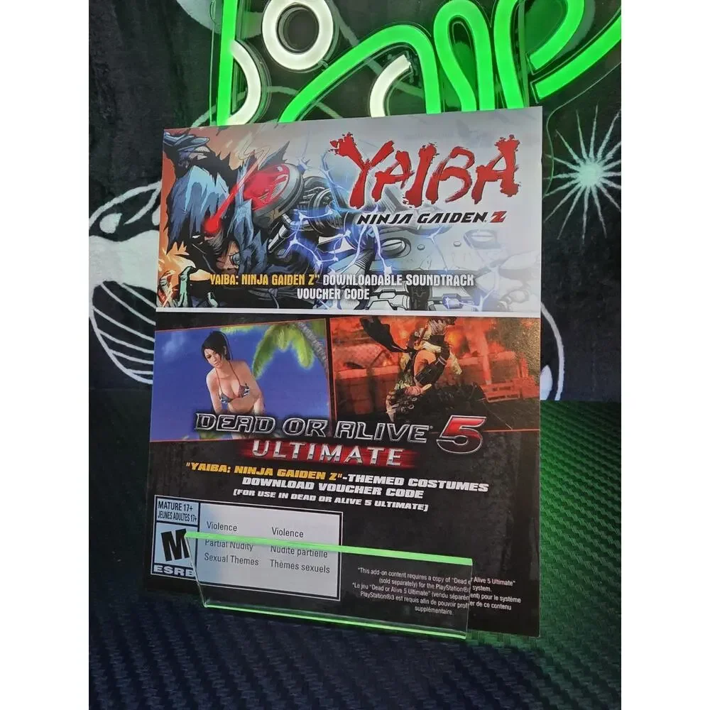 Sony PlayStation 3 Tecmo Koei Team Ninja Yaiba Ninja Gaiden Z 2014